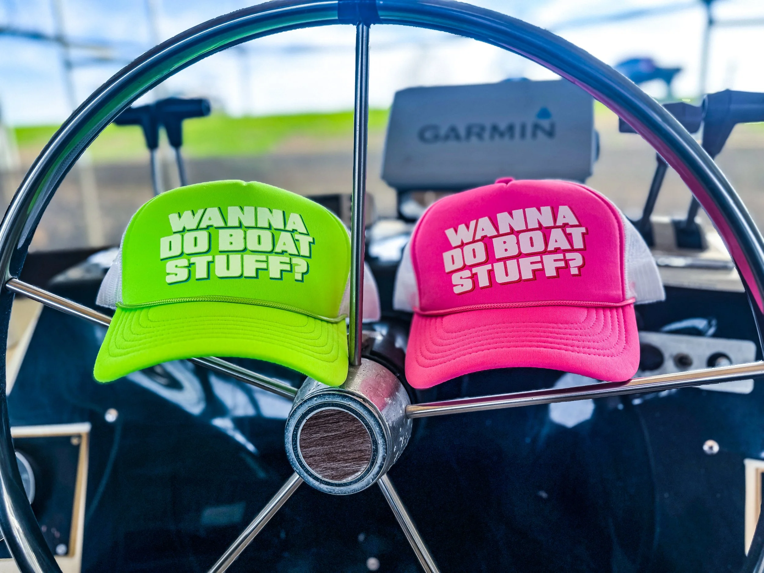 Wanna Do Boat Stuff? – Neon Foam Trucker Hat