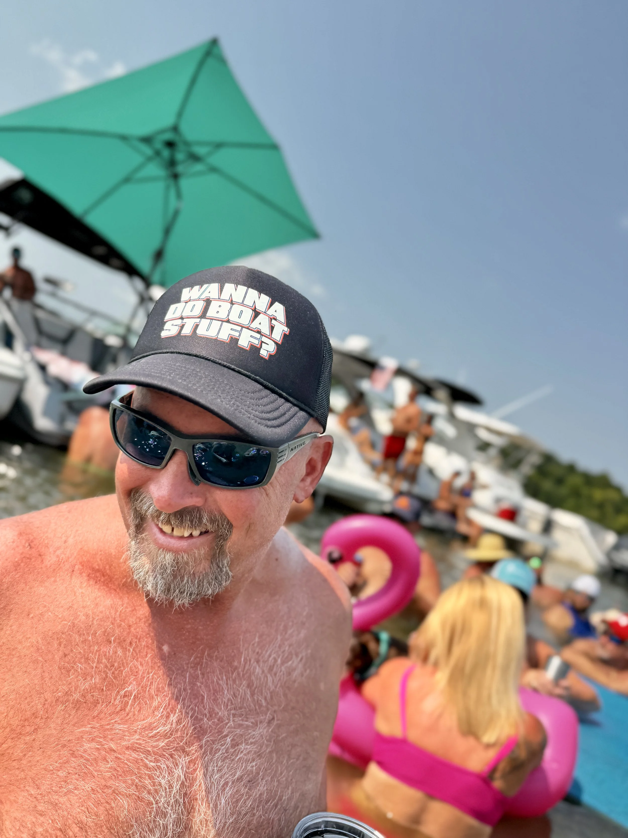 Wanna Do Boat Stuff? – Foam Trucker Hat