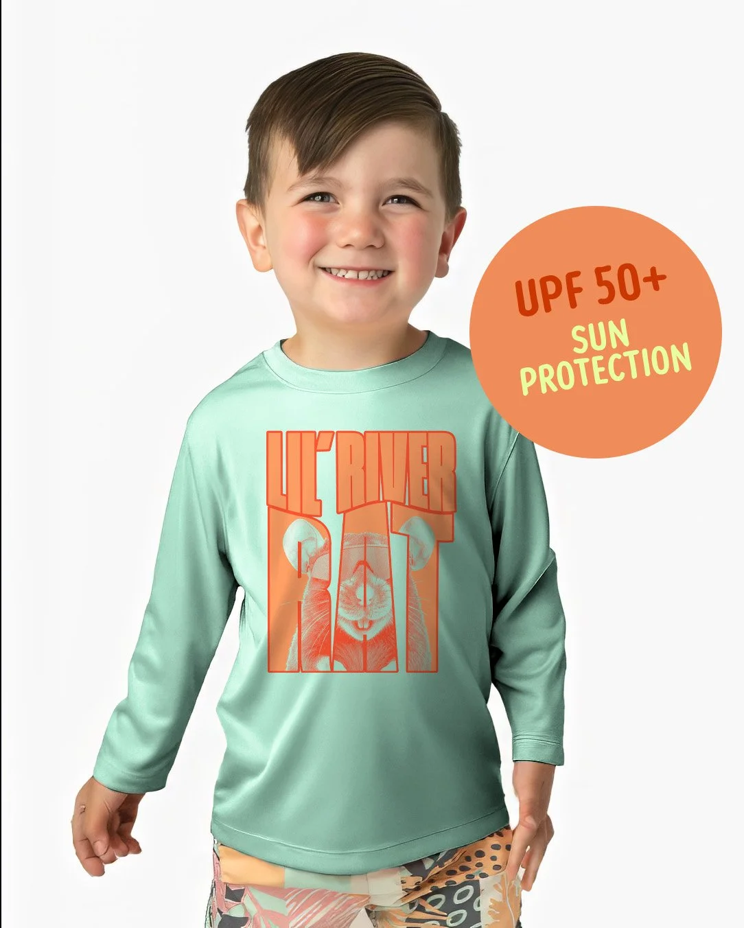 Lil' River Rat - Toddler Longsleeve Performance Tee