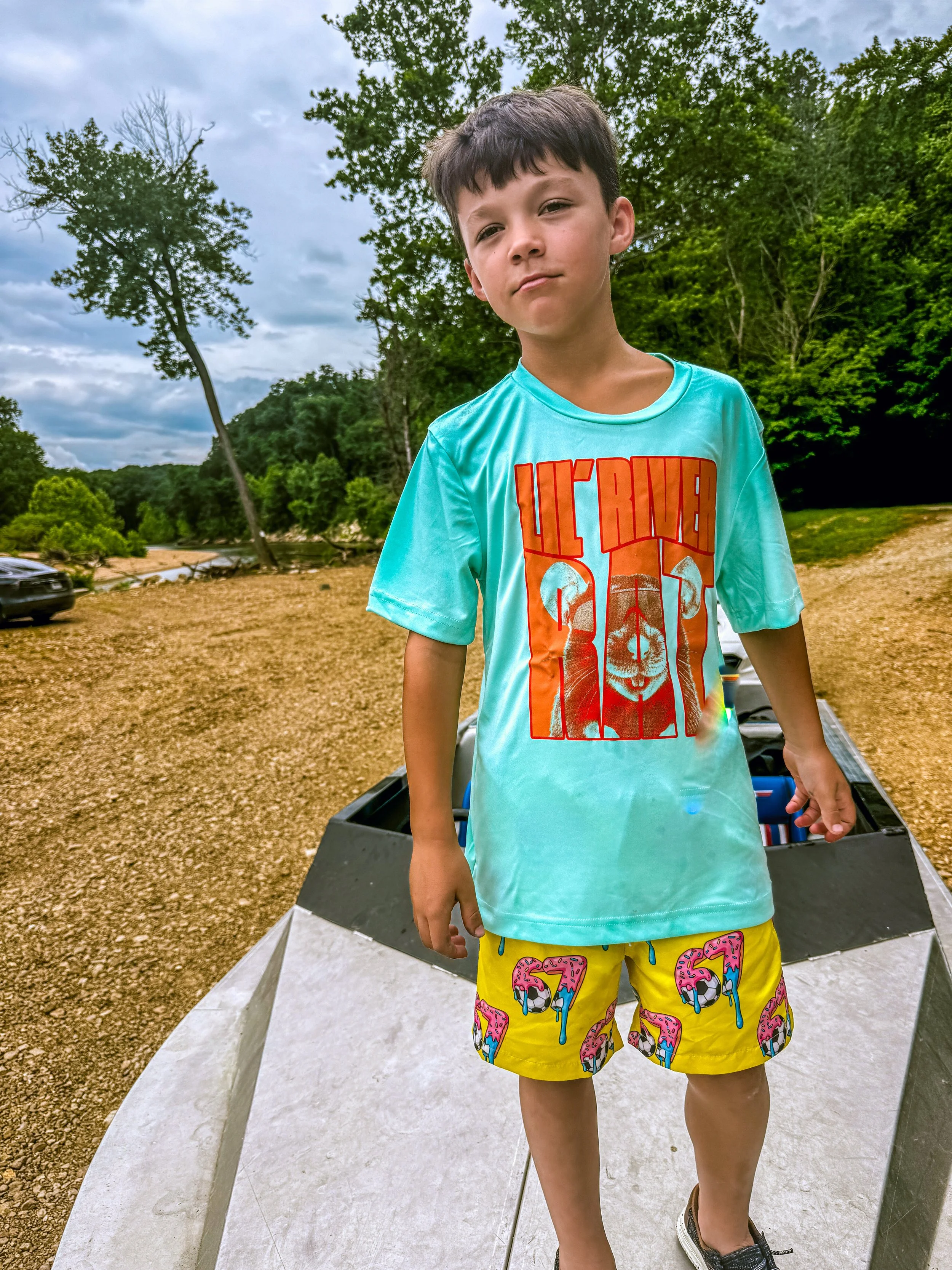 Lil' River Rat - Performance Tee