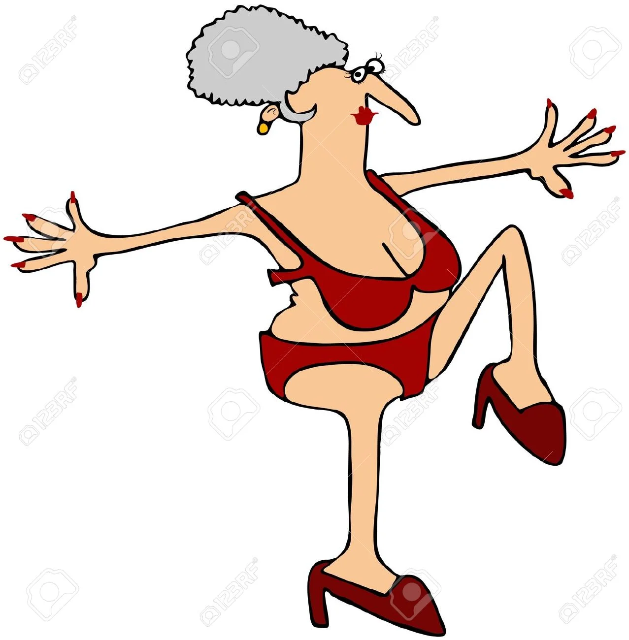 When a 42-year-old wears a bikini.