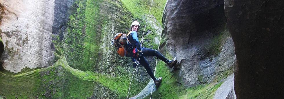 Kolob Canyon Rappel Route and History