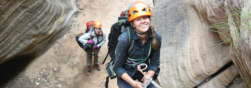 Telephone Canyon, Anchor Rigging, and fire in Zion National Park, UT