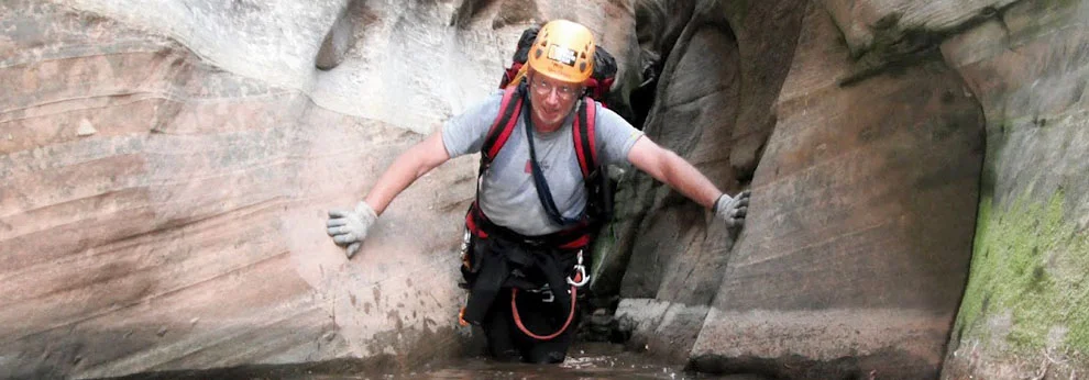 Full Imlay Canyon Descent, Zion National Park, with Anchor Work