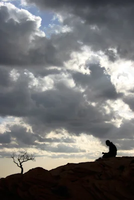 Clouds form above Caanan Mountain, south of Zion.
