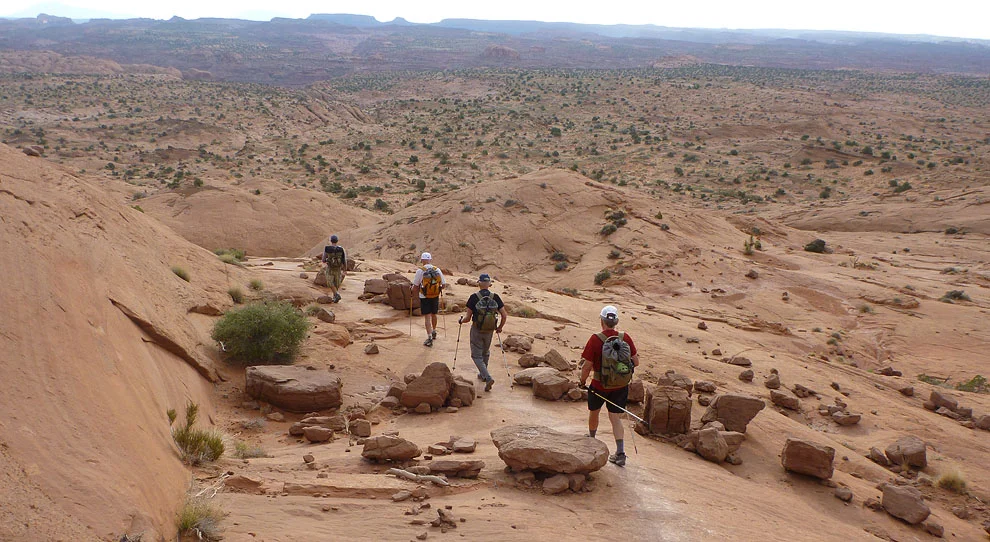 The approach to Neon Canyon; the Escalante, Utah.