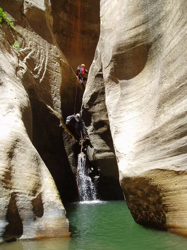Kolob Creek Canyon, Zion National Park Canyoneering USA
