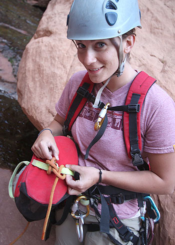 How To Stuff a Canyoneering Rope Bag