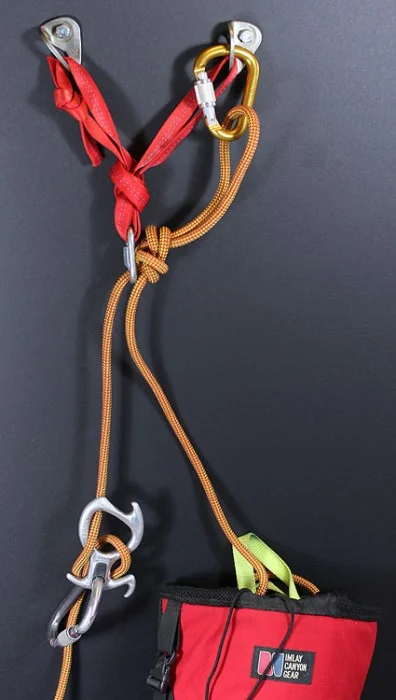 Backcountry Rappel Biner Blocks and Pull Cord Techniques for Backcountry Canyoneering