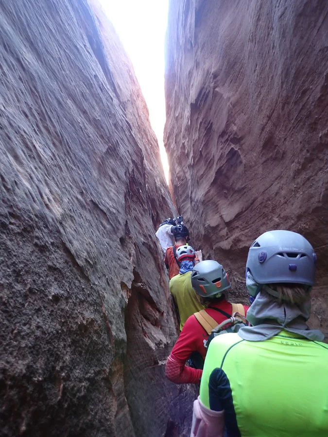 Narrow hard = traffic jam
