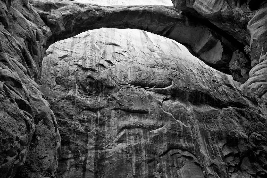 Black and White Canyon Photography