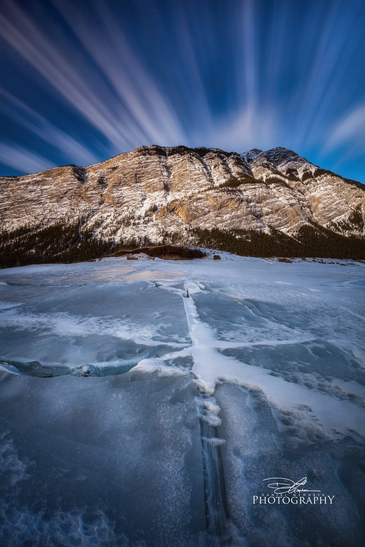 Morning Light; Abraham Lake, Alberta