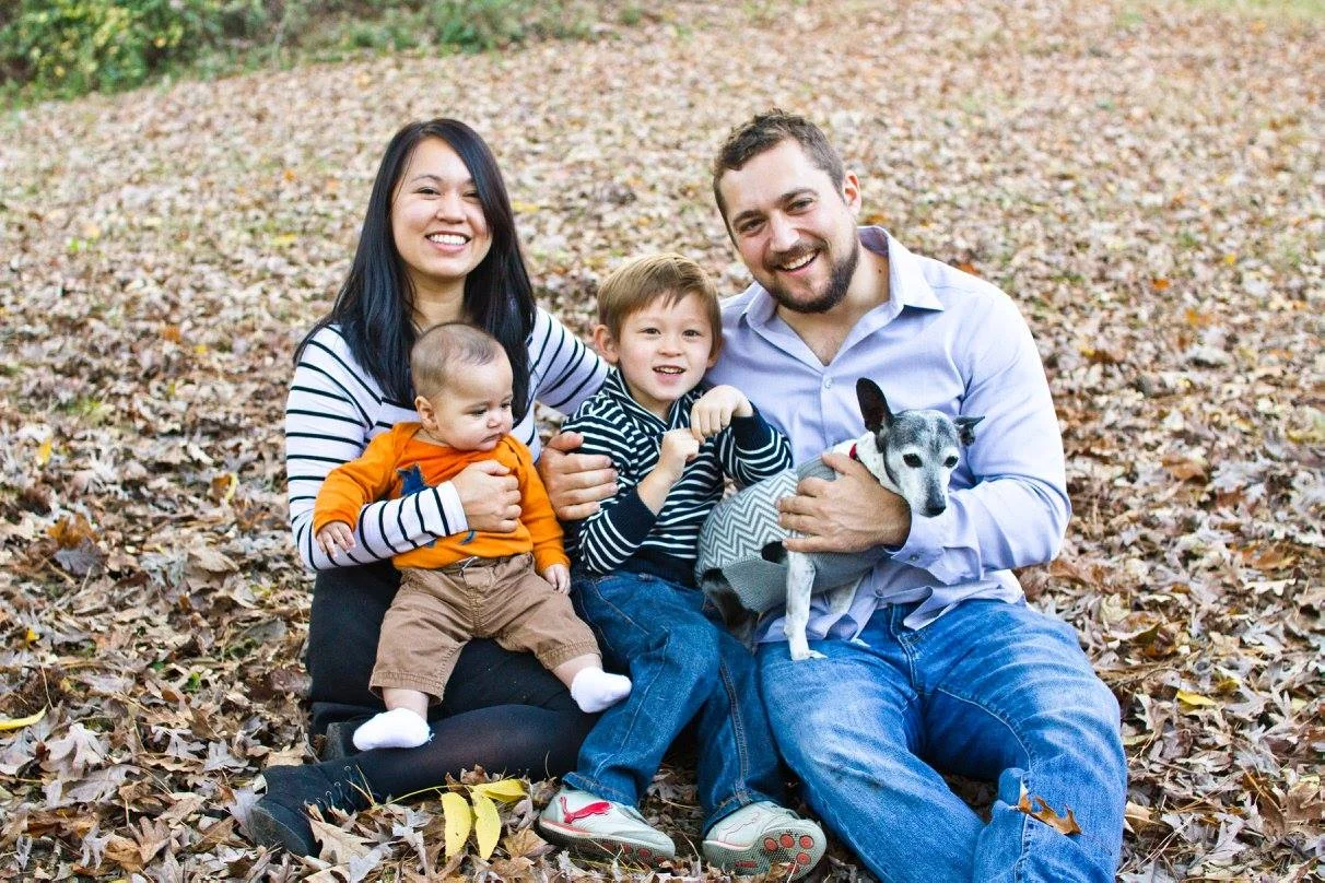 Zack, Stephanie, Noah, Nathan and Lucky