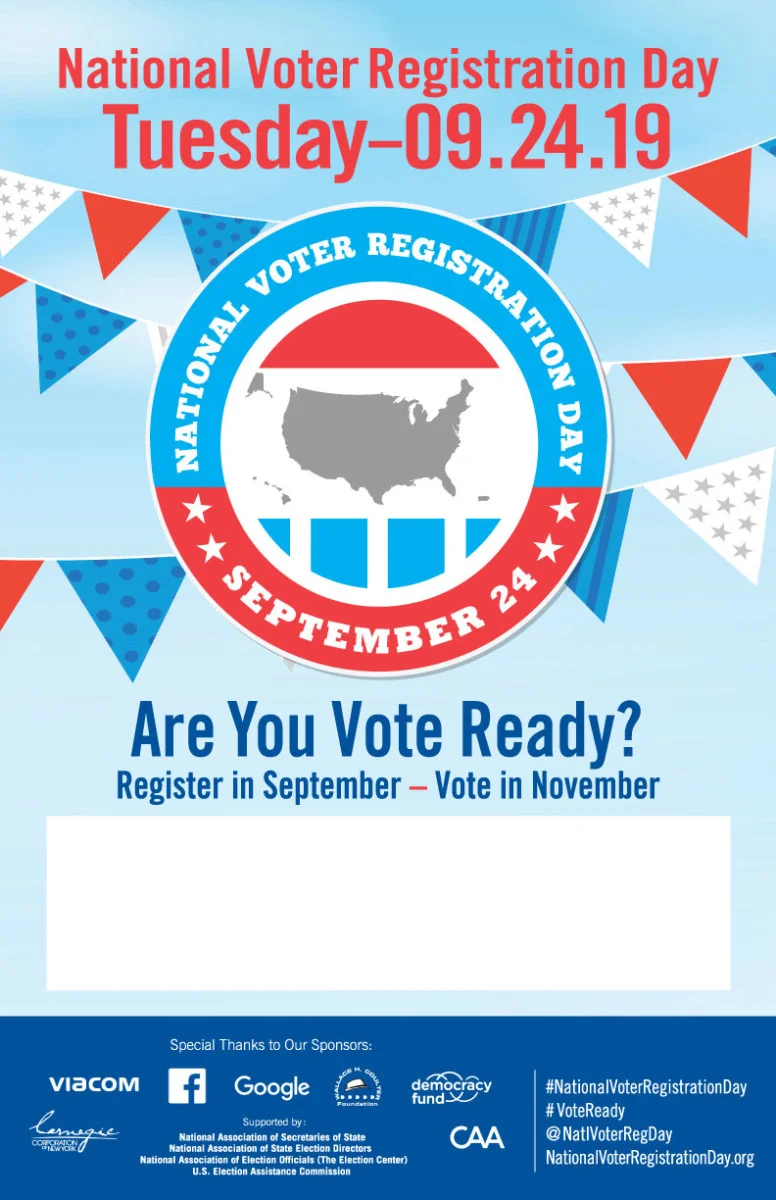 September Voter Registration/Other Volunteer Opportunities (All Counties/Virtual, Metro Atlanta, Columbus, Valdosta)