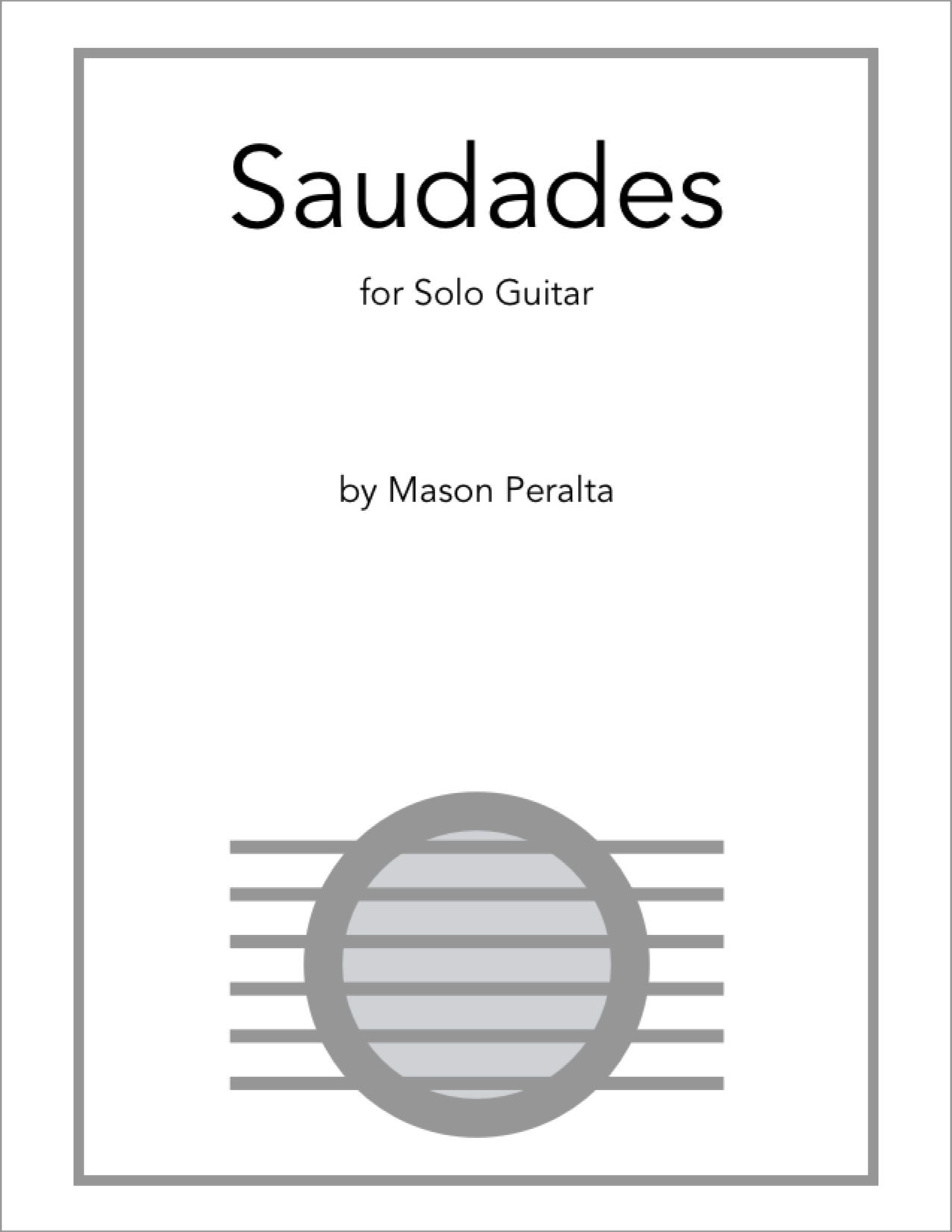 Saudades for Solo Guitar