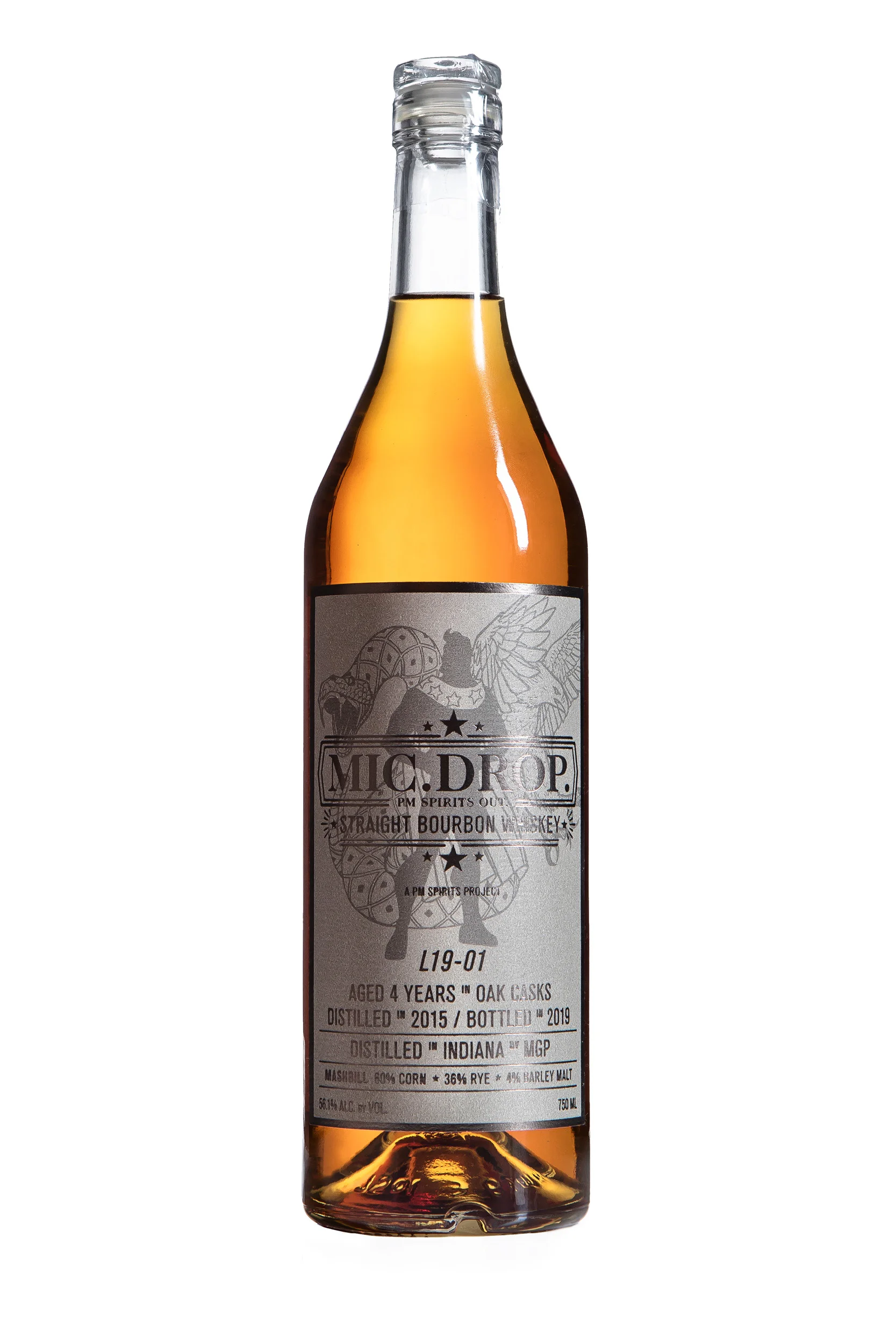 Mic.Drop. L19-01 4yr Old Straight Bourbon Whiskey