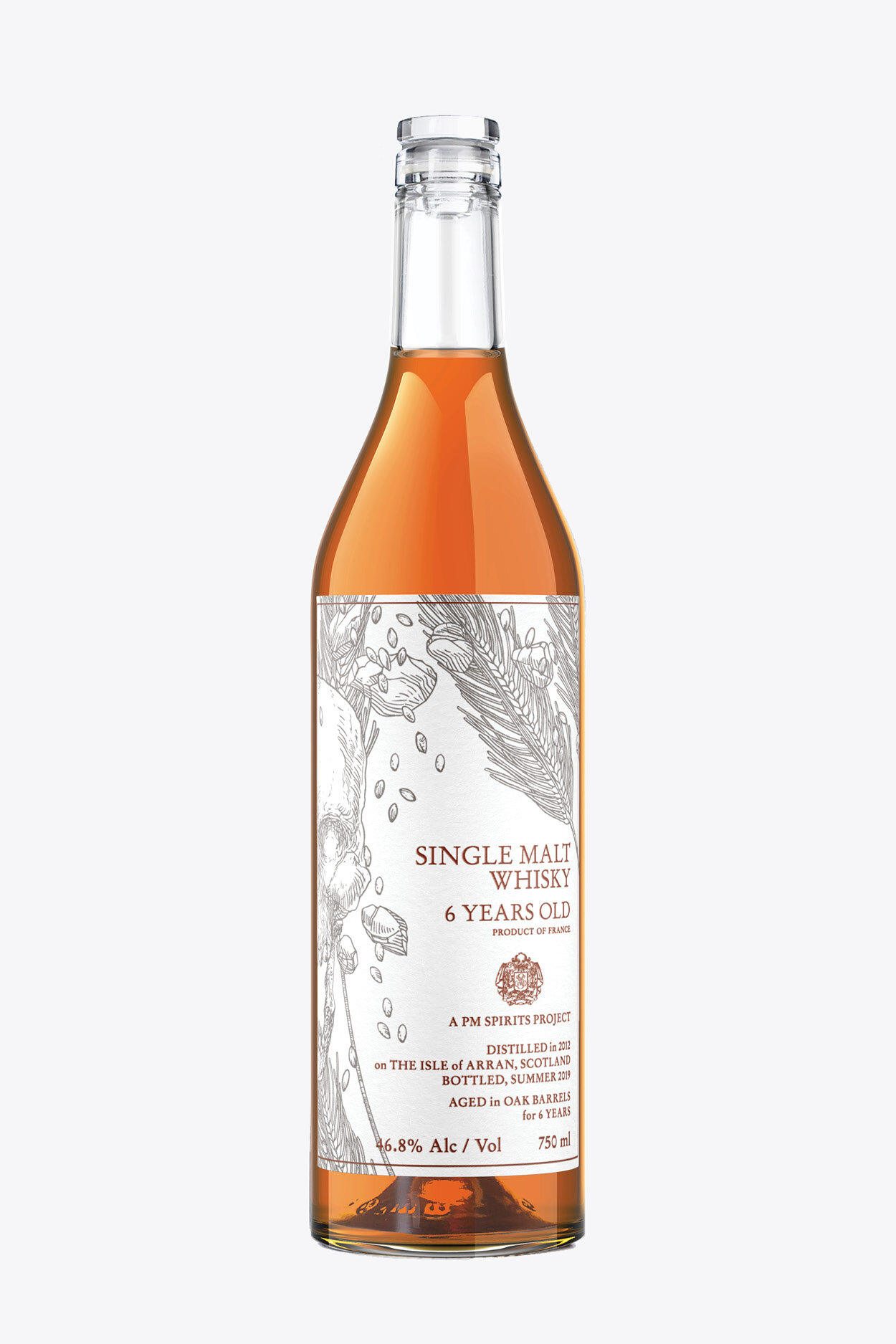 PM Project 7 Year Old Single Malt, distilled on Arran