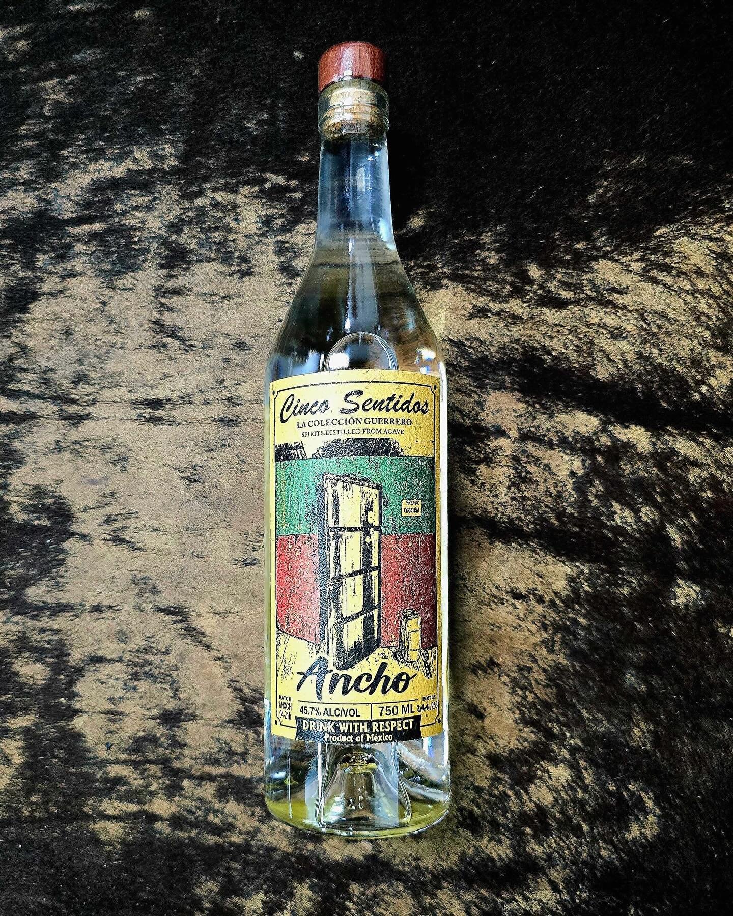 Cinco Sentidos Ancho, from Colectivo Xochipala. No, not the pepper &ndash;&nbsp;Ancho is the colloquial name for Cupreata in the region of Guerrero where this collective is located. This batch is a rare example of artisanal mezcal in which&nbsp;the a