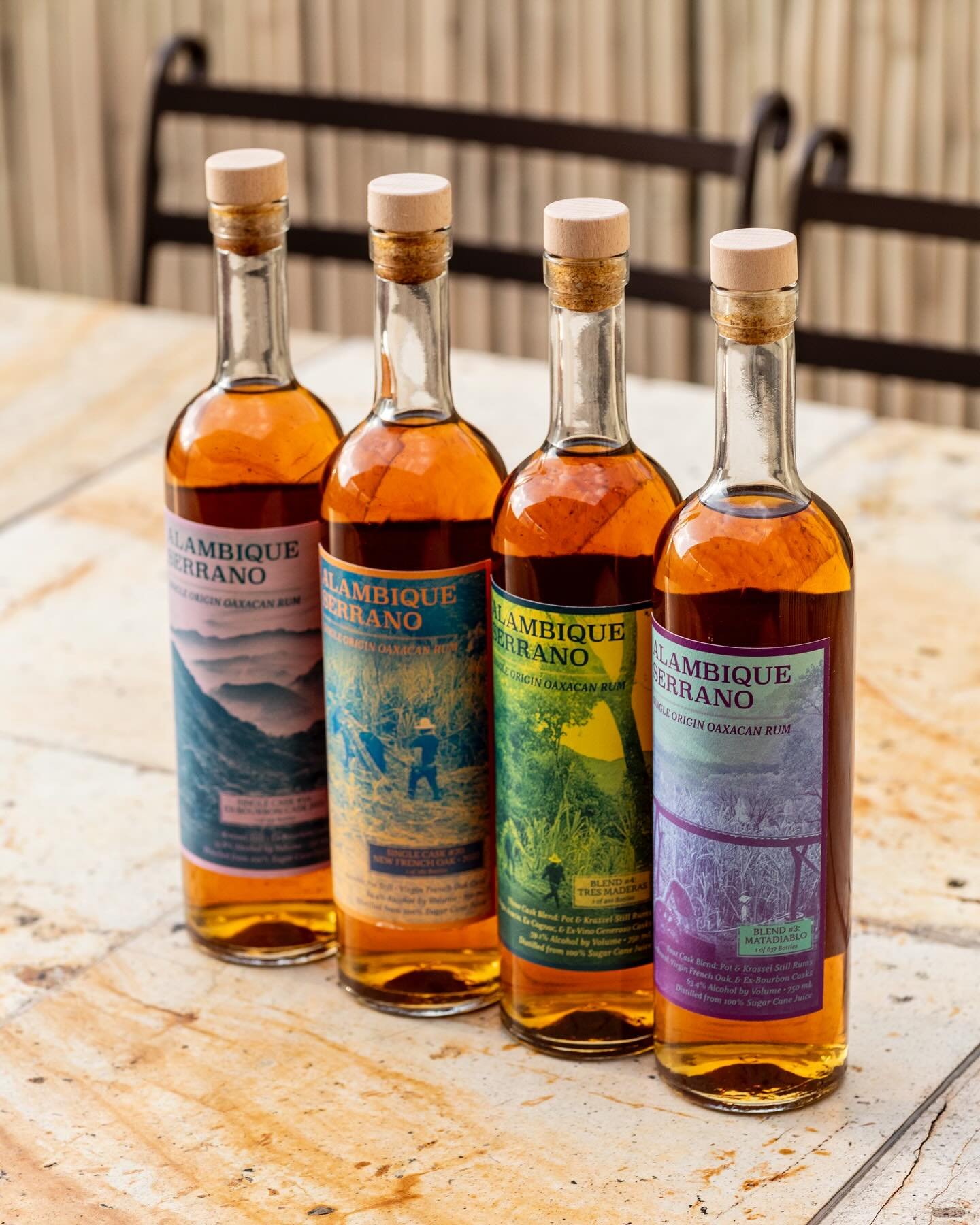 Four beautiful new Alambique Serrano rum bottlings have arrived after a long journey from the Ca&ntilde;ada region of northern Oaxaca. Two are blends &ndash; Matadiablo and Tres Maderas &ndash; and two are single casks. All four were distilled from f