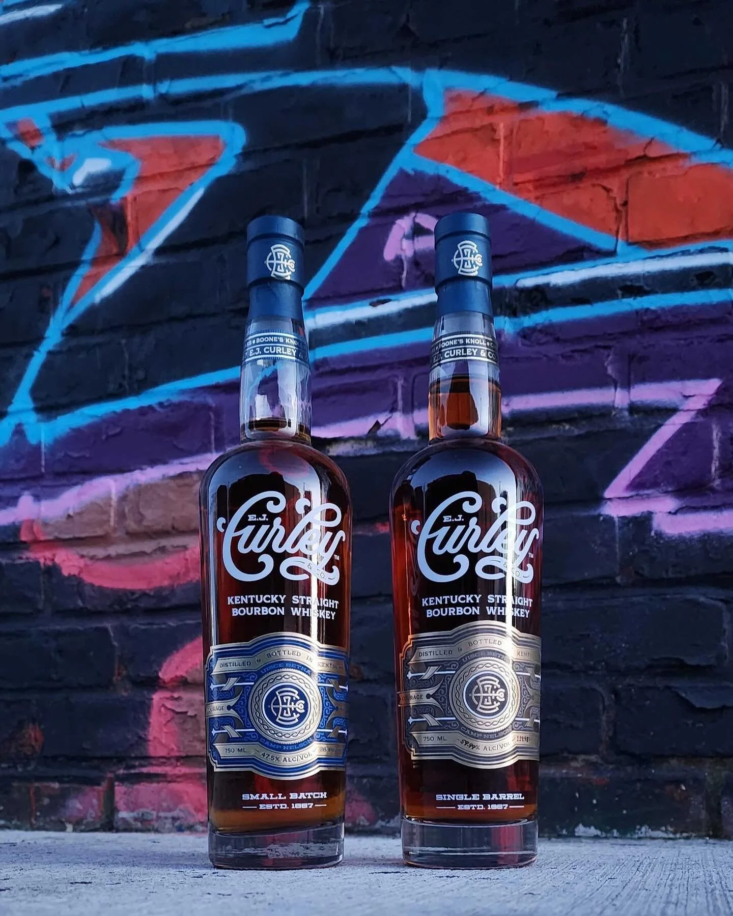 One of bourbon&rsquo;s original tastemakers, EJ Curley founded his namesake brand in 1867 and was a prolific marketing maven, quickly creating additional brands including Blue Grass Bourbon and Boone&rsquo;s Knoll Bourbon. His mind for brand creation