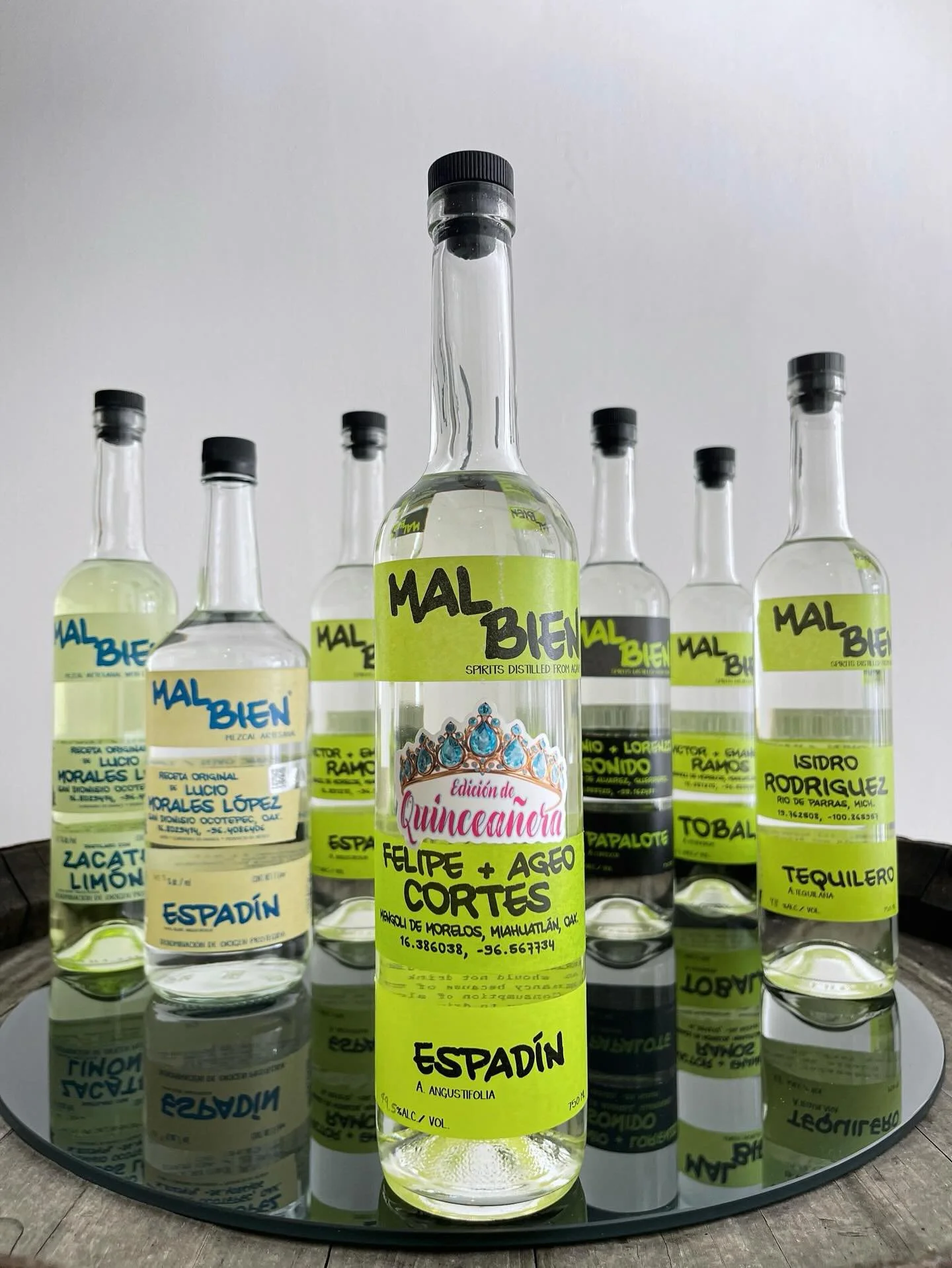 What were you doing 15 years ago? Legendary mezcalero Felipe Cortes was distilling this newest addition to the Mal Bien lineup in New York, Espad&iacute;n Edicion de Quincea&ntilde;era. This nearly 1000 liter batch &ndash; large by both Mal Bien and 