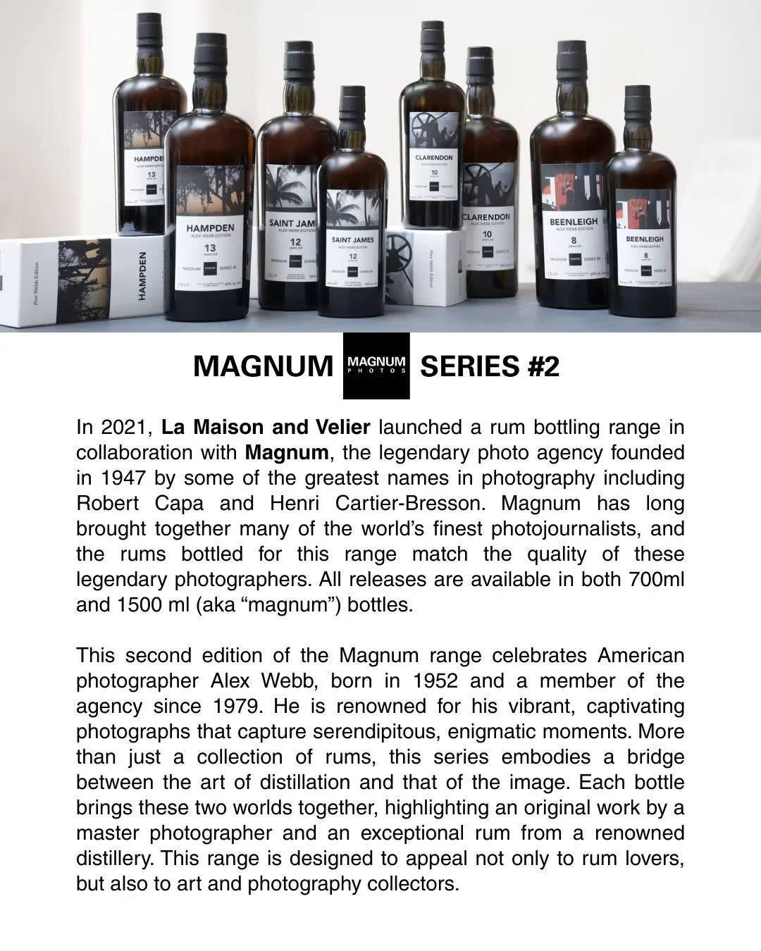 Magnum Series - rum that tastes as good as it looks. Available now in 700ml and 1500ml bottles. 

#drinklessdrinkbetter