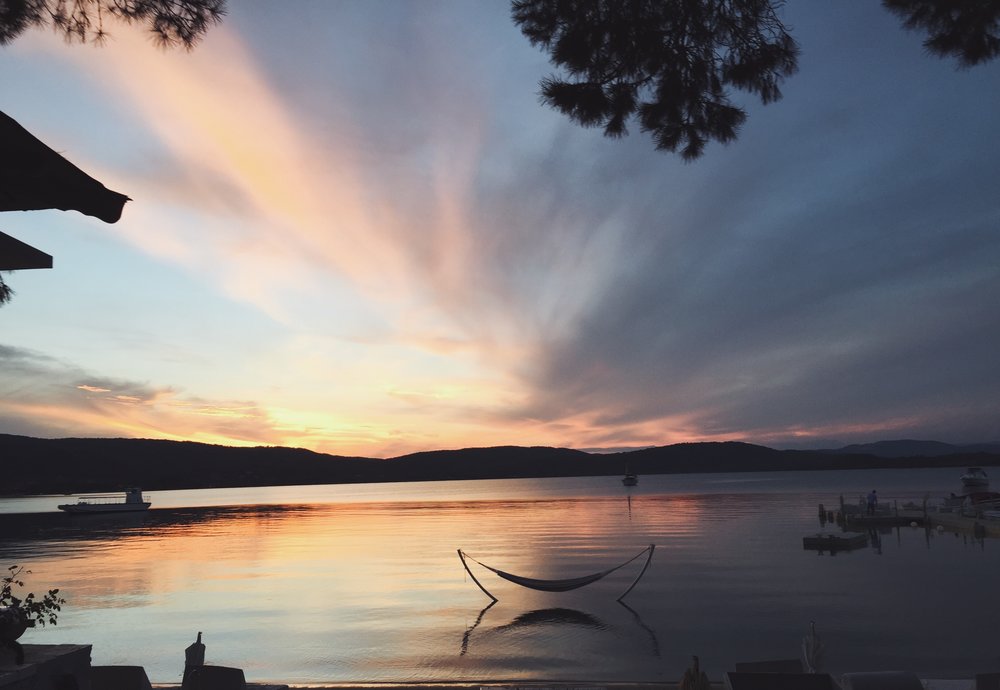 Picture perfect sunsets & the hammock of course!