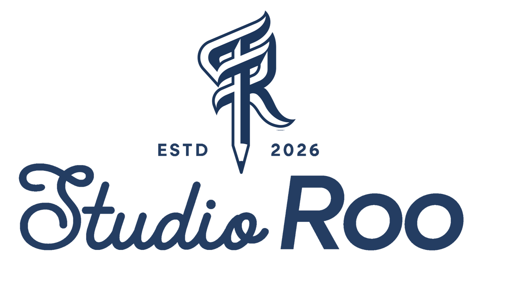 StudioRoo_CrestStacked_Transparent_Blue.png