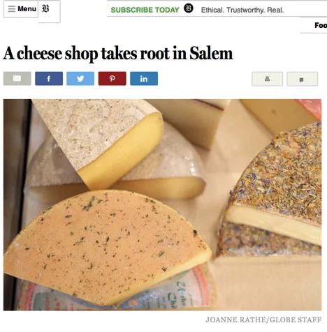 A cheese shop takes root in Salem — Boston Globe