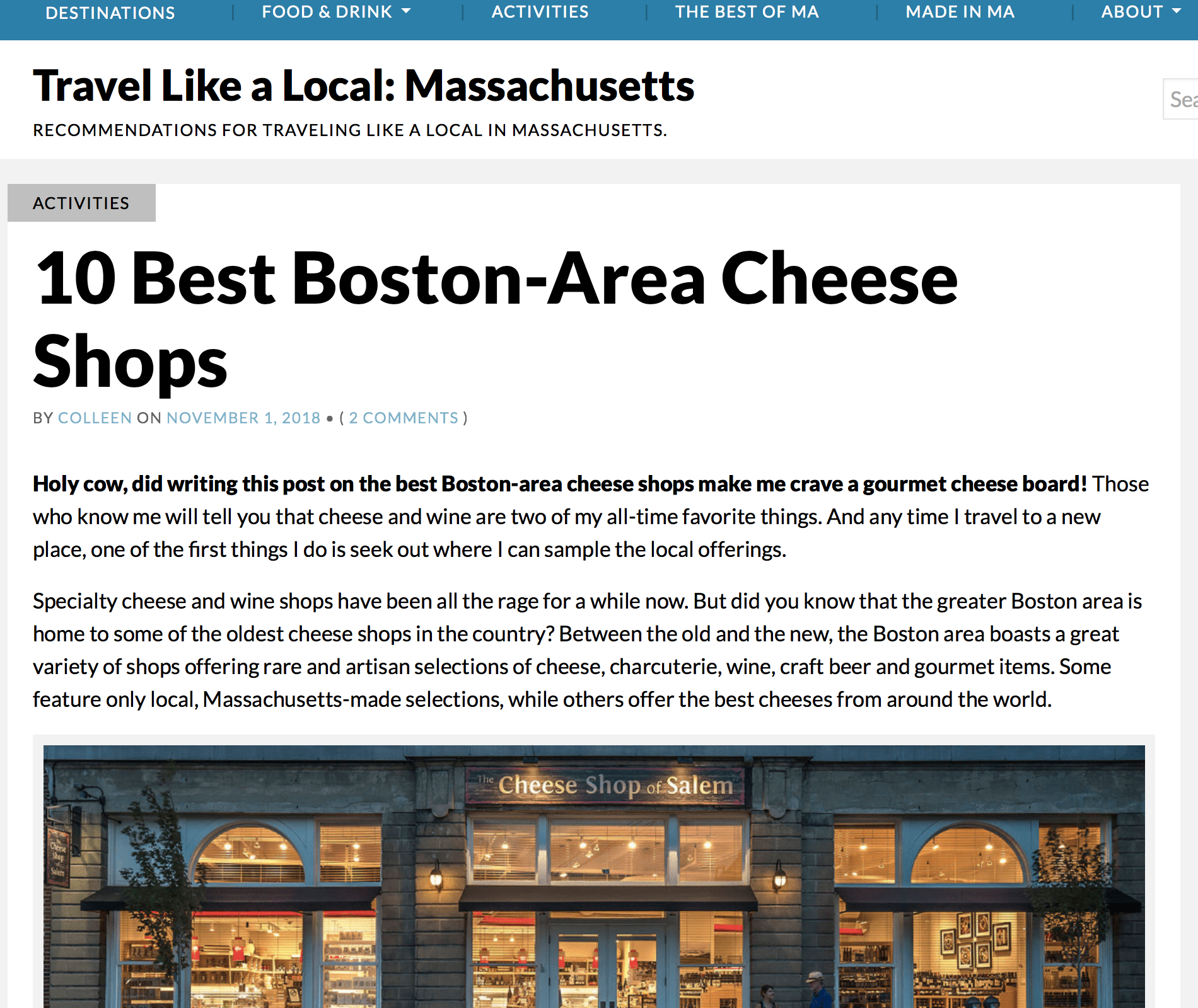 10 Best Boston-Area Cheese Shops - Travel Like a Local