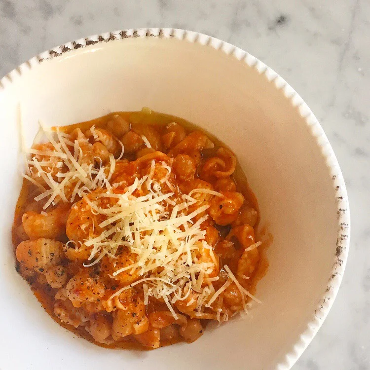 Pasta con Ceci