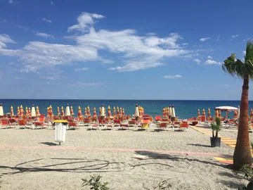 View of the Ionian Sea prior to l’aperitivo.