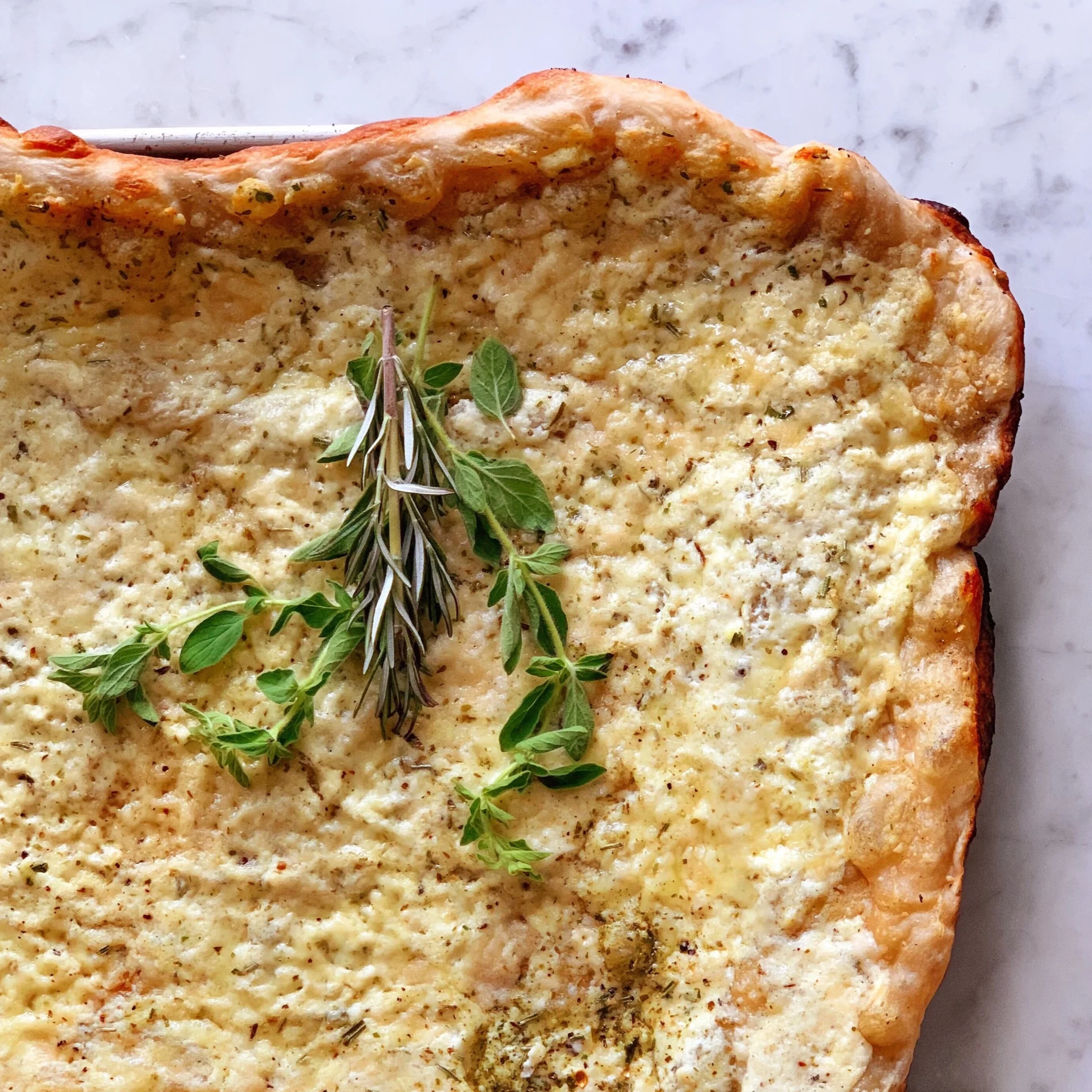 Grilled White Pizza