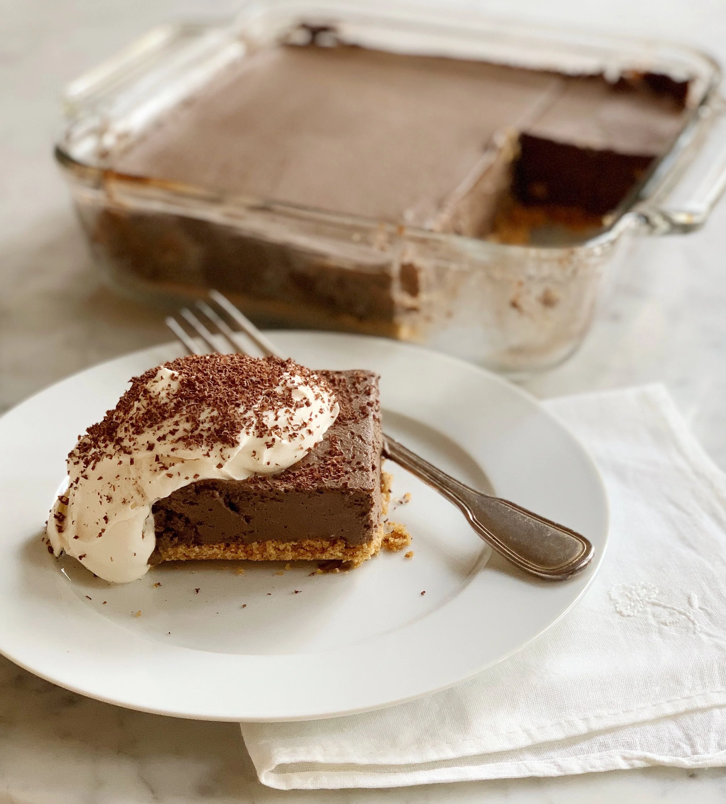 No-Bake Chocolate Cremeux Mousse Bars