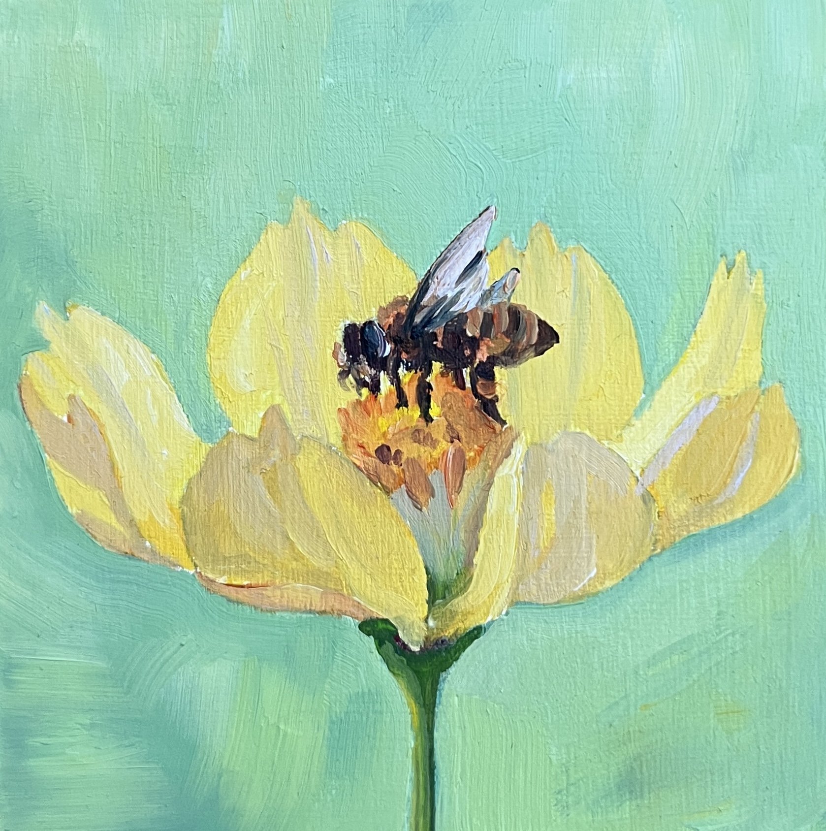 Sweet Cosmo - $95 - 4"x4"