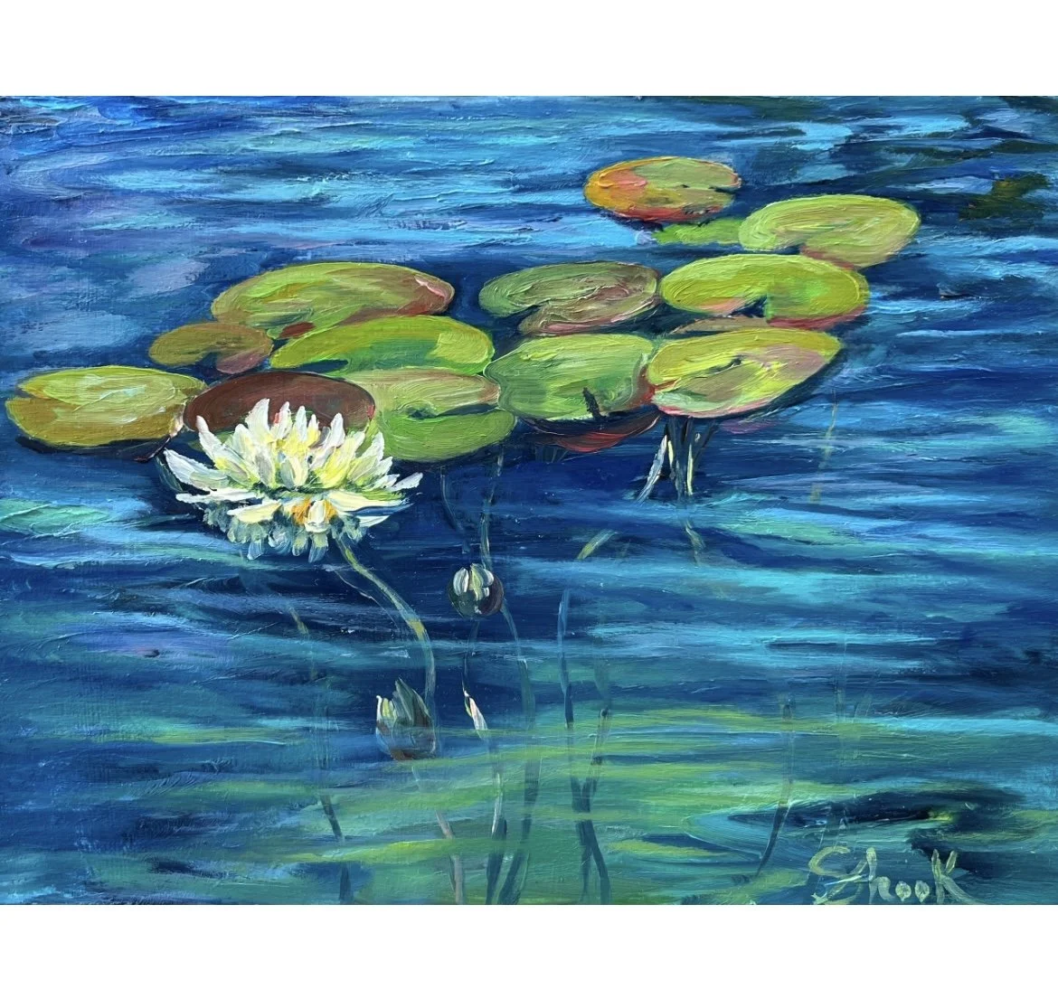 Lake Treasure - $175 - 6"x8"