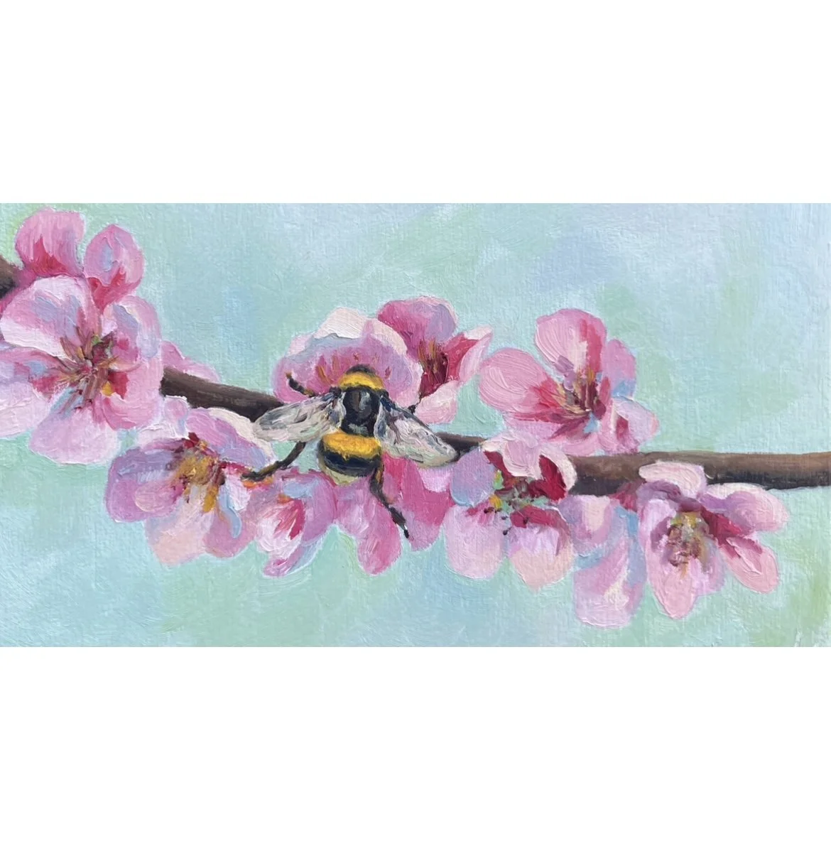 Bumble - $150 - 4"x6