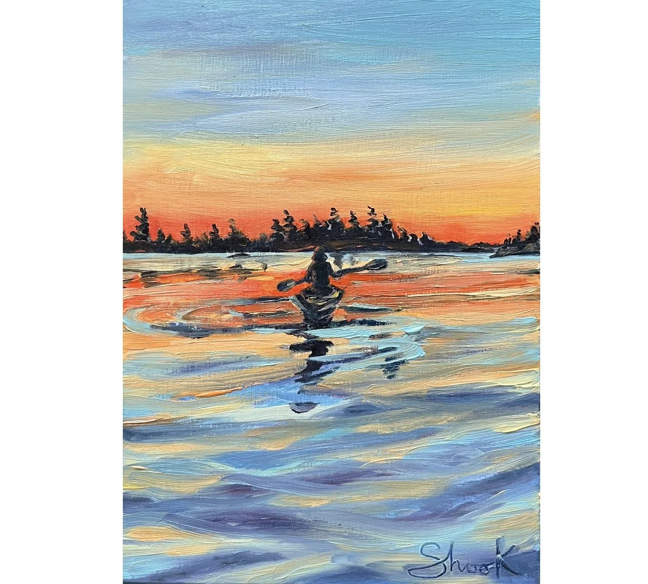 Morning Kayak - $165 - 5"x7"