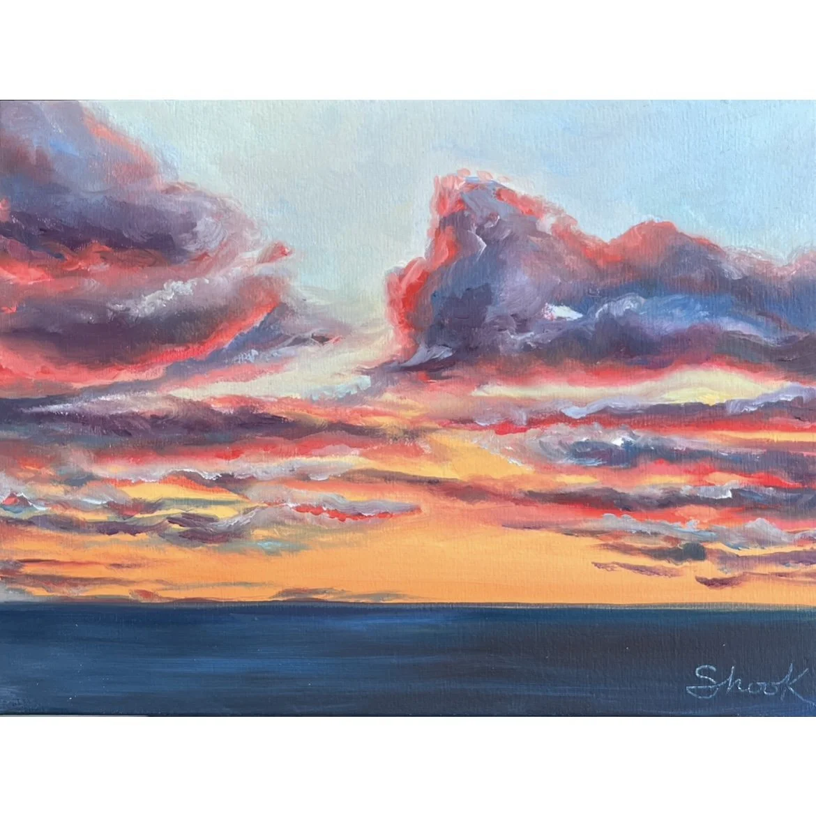 All Aglow - $175 - 6"x8"