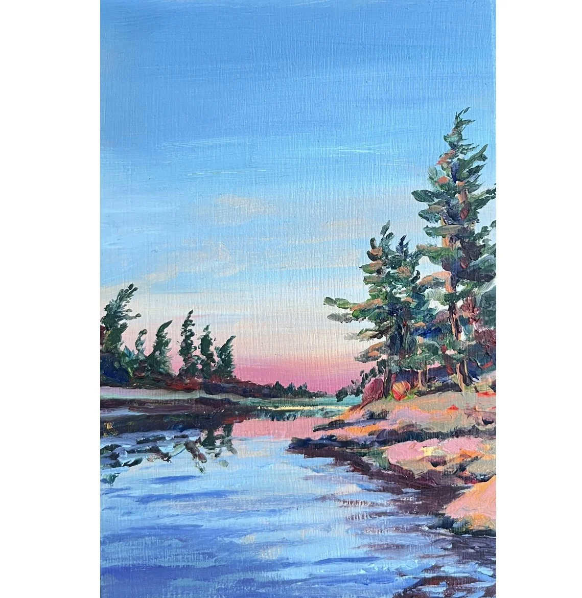 Waking Up Early - $150 - 4"x6"
