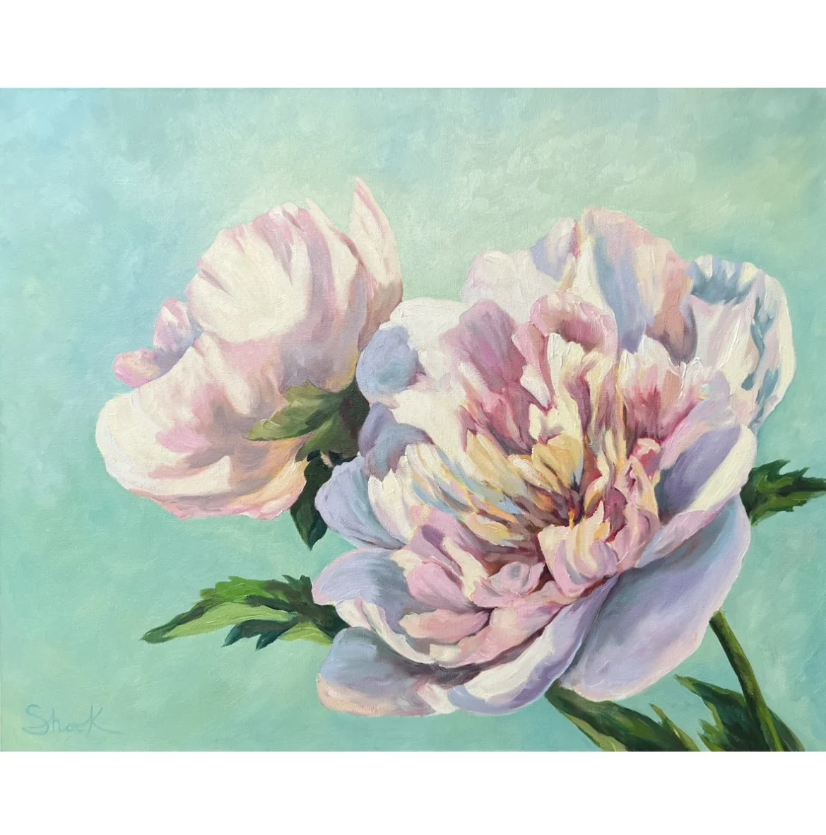 Emerging Beauty - $1200 - 24"x30" - framed