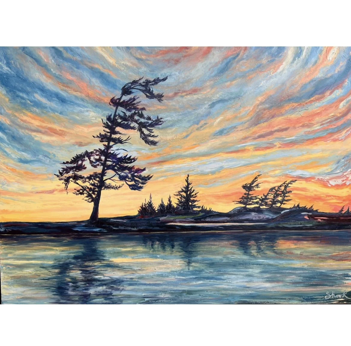 Windswept - $3400 - 36"x48" - framed