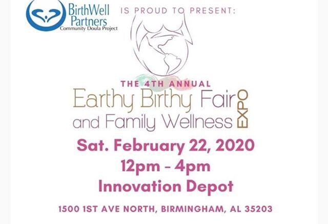We are thrilled to participate as a vendor at Earthy Birthy this year! Come visit us &amp; meet other great birth workers &amp; vendors! **HEADS UP** we&rsquo;re gonna have a giveaway!!