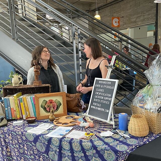 We&rsquo;re at EARTHY BIRTHY today 12-4. For more info follow @birthwellpartners ❤️
