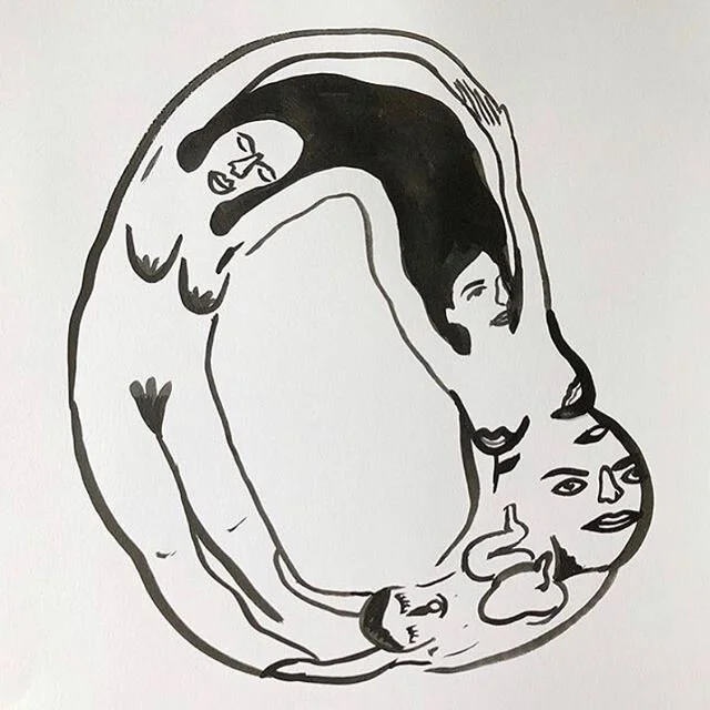 Birth Stories this Saturday @ 10am! DM for more info. Art by @katehessin via @artmomproject ❤️❤️❤️