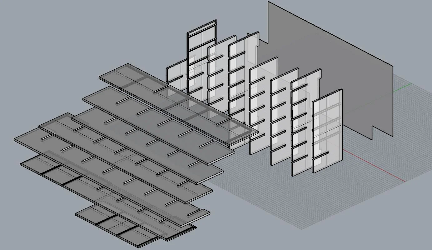  This was really my first CNC project so I wanted to make sure I got it right. I obsessed over drawings and digital models to be sure all of the joints and junctions were spot on and it would be well made.&nbsp; 