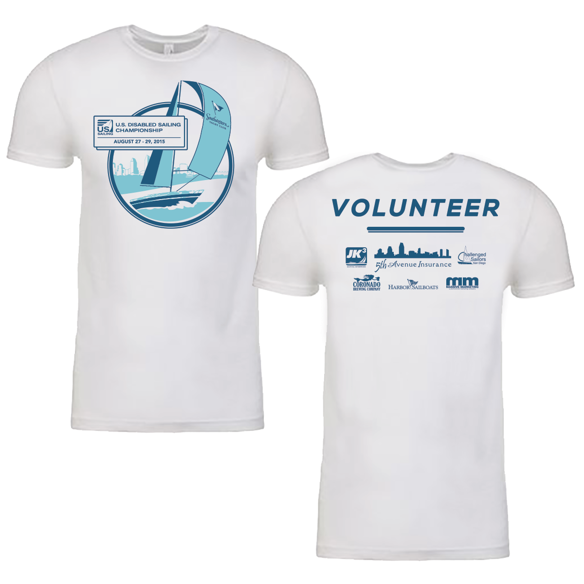 T-Shirt Design for US Disabled Sailing Championships