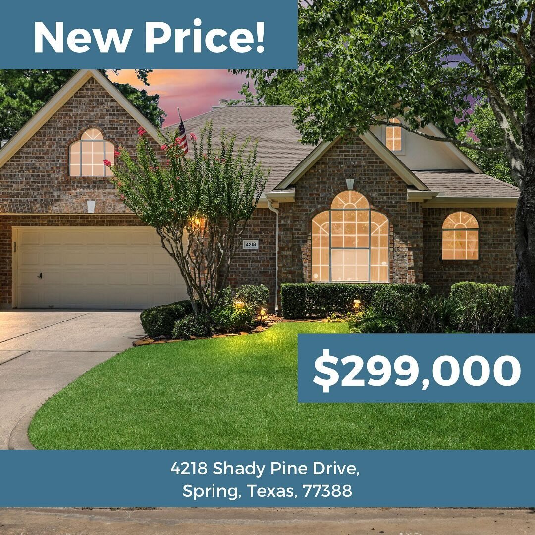 🚨NEW PRICE ALERT!🚨
4218 Shady Pine Dr.
Spring TX 77388
3🛏 2.5🛁
$299,000
.
.
.
Discover your dream home in this stunning gem! With an ideal layout, this gorgeous residence boasts 3 beds, 2.5 baths, and endless possibilities. Step into a spacious l