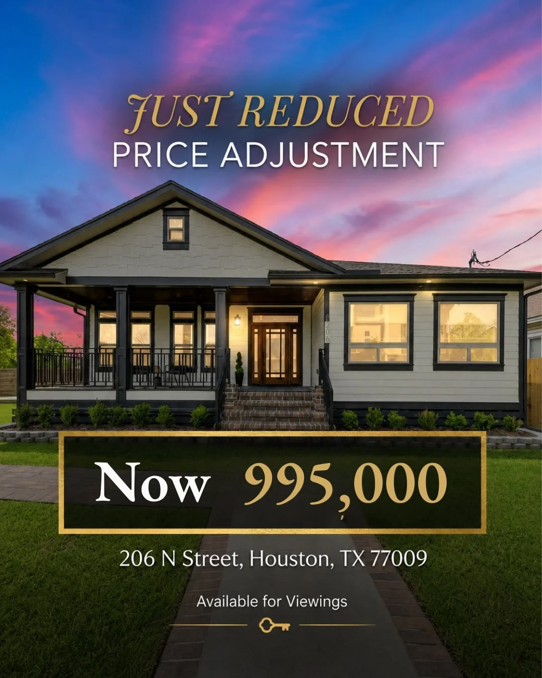 ✨Price Improvement Alert!✨

This house&rsquo;s location is unreal!! Want to see it for yourself? 

Contact us for more information!
📞 281.974.0479
✉️ ricardo@thergteam.com 

#realtor #houston #dreamhome #houstonrealtors