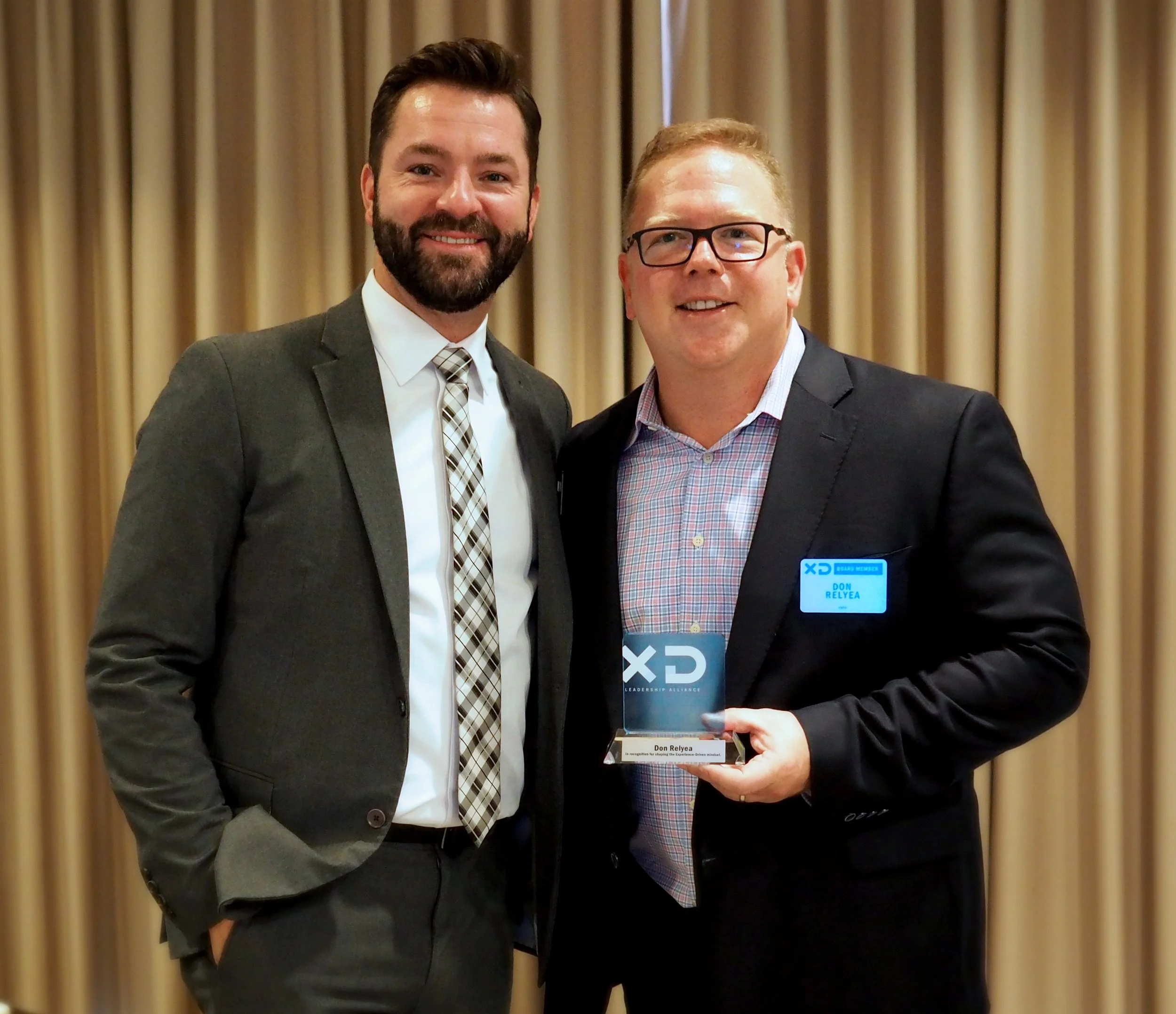 XD Board Member Toby Hughes and BBVA's Don Relyea